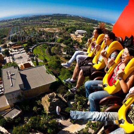 Port Aventura from Costa Brava